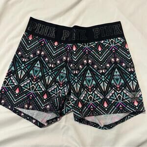 Y2K PINK YOGA SHORTIE SHORTS